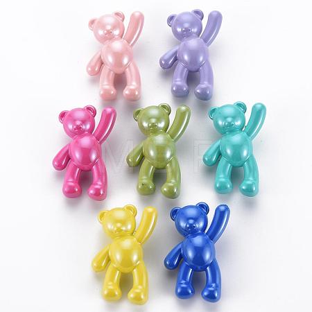 Opaque Acrylic Pendants PACR-ZX016-08-1