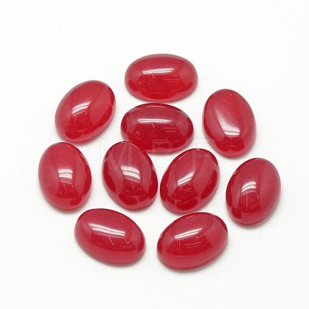 Natural White Jade Cabochons G-R415-14x10-28-1