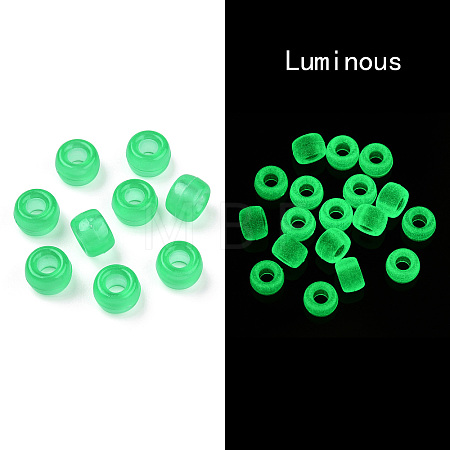 Transparent & Luminous Plastic Beads KY-T025-01-H02-1