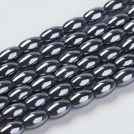 Non-Magnetic Synthetic Hematite Beads G-H1080-1-1