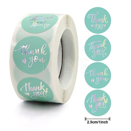 Word Thank You Self Adhesive Paper Stickers DIY-M023-01-1