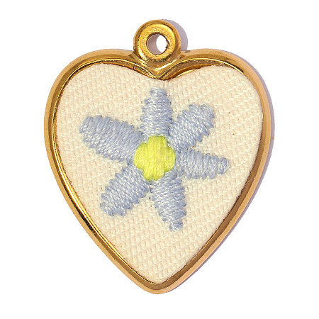304 Stainless Steel with Cloth Pendants FB-OY001-05G-1