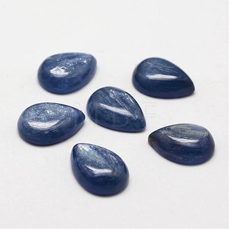 Teardrop Natural Kyanite/Cyanite/Disthene Cabochons G-O145-01D-1