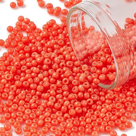 12/0 Grade A Baking Paint Glass Seed Spacer Beads X-SEED-Q009-FJX19-1