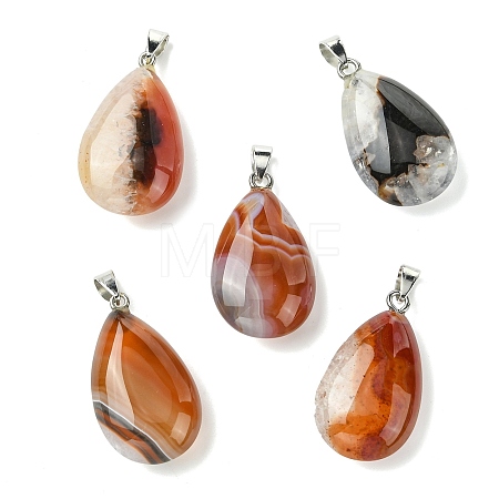 Natural Agate Pendants GG-K002-09B-1