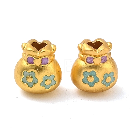 Alloy Enamel European Beads FIND-G111-02MG-01-1