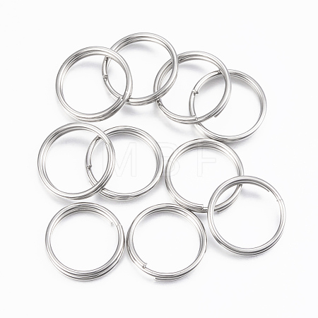 Tarnish Resistant 304 Stainless Steel Split Rings STAS-H413-07P-C-1