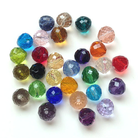 Imitation Austrian Crystal Beads SWAR-F067-8mm-M-1