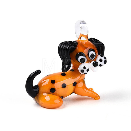 Handmade Lampwork Pendants LAMP-T025-08C-1