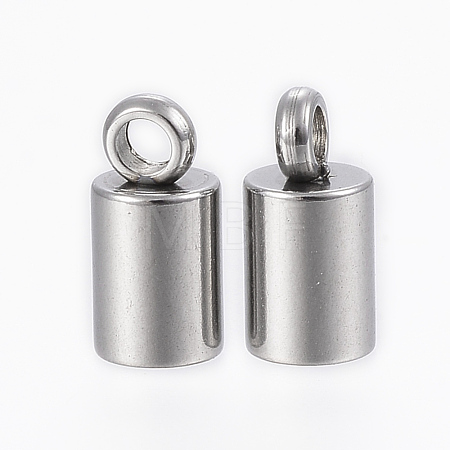 Tarnish Resistant 201 Stainless Steel Cord Ends STAS-H410-20P-I-1