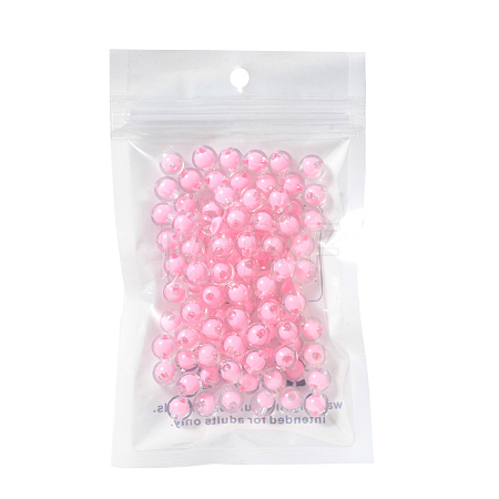 Transparent Acrylic Beads TACR-YW0001-03E-1