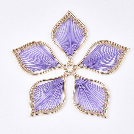 Cotton Thread Woven Pendants FIND-S306-03I-1