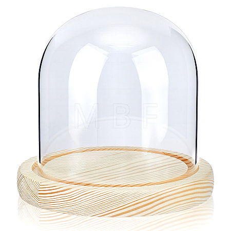 Arch Glass Dome Cover AJEW-WH0596-866C-02-1