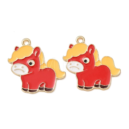 Alloy Enamel Pendants AL-CBA5FAE-02G-H-1