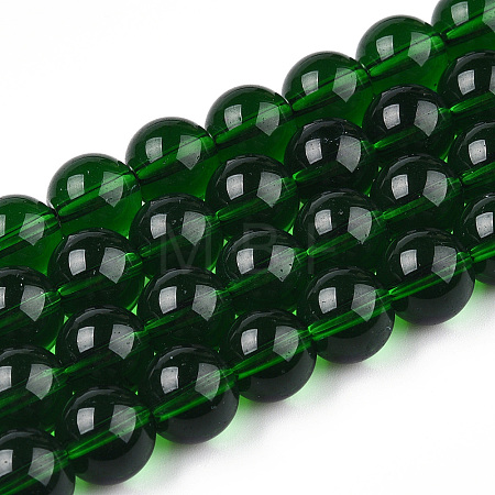 Transparent Glass Beads Strands GLAA-T032-T4mm-22-1