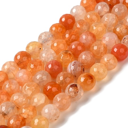 Dyed & Heated Natural Dragon Veins Agate Beads Strands X-G-P539-A01-15-1