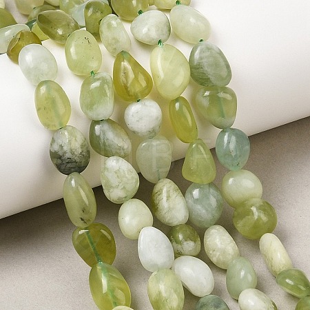 Natural Xiuyan Jade Beads Strands G-A284-A04-03-1