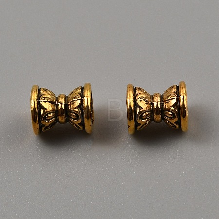 Tibetan Style Alloy Bead Caps FIND-WH0291-09A-AG-1