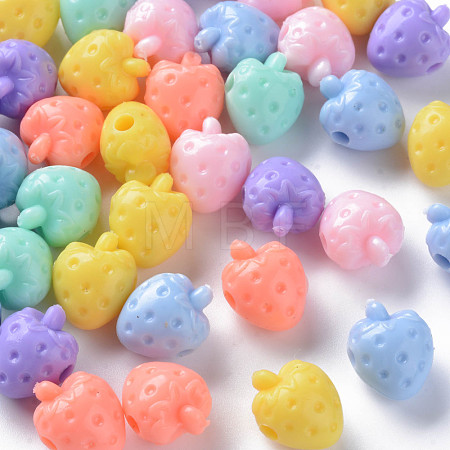 Opaque Acrylic Beads X-SACR-S306-03A-1