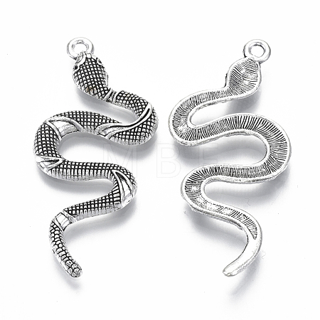 Tibetan Style Alloy Big Pendants X-TIBEP-Q088-001AS-RS-1