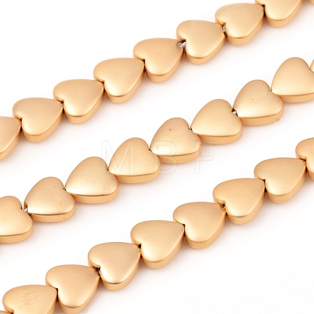 Electroplated Non-magnetic Synthetic Hematite Beads Strands G-F682-06A-KCG-1