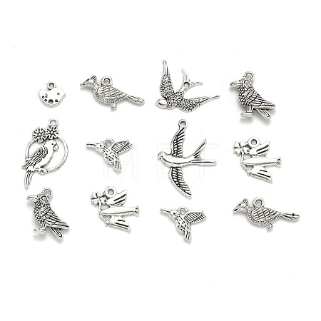 Tibetan Style Alloy Pendants TIBEP-MSMC021-05AS-1