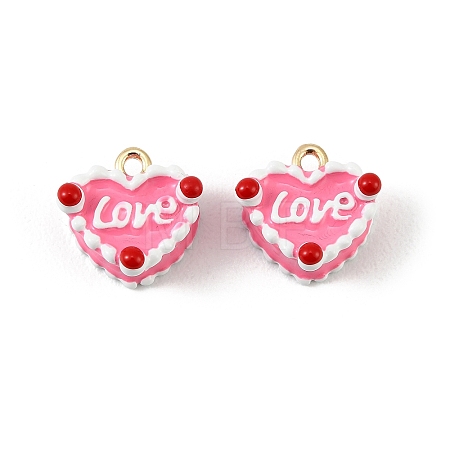 Alloy Enamel Pendants FIND-H024-05G-1