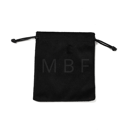 Velvet Jewelry Drawstring Storage Pouches ABAG-P013-02B-01-1