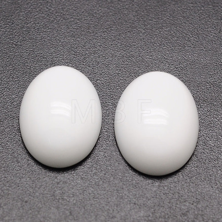 Oval Natural White Jade Cabochons G-K020-18x13mm-12-1