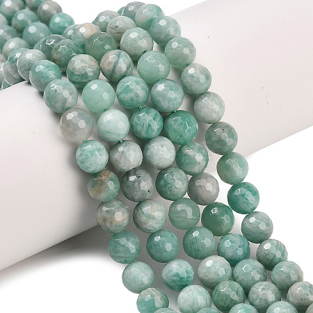Natural Amazonite Beads Strands G-C280-B13-8mm-1