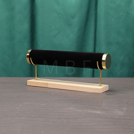 Velvet T Bar Bracelet Holder Stand BDIS-F004-02B-1