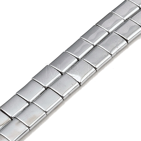 Electroplated Non-magnetic Synthetic Hematite Beads Strands G-G089-B02-09-1