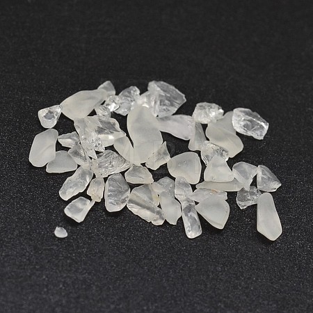 Natural Quartz Crystal Chips Beads X-G-O103-17-1