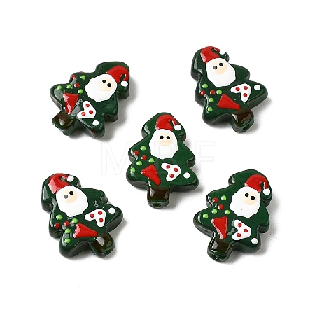 Christmas Theme Handmade Lampwork Beads LAMP-I027-07-01-1