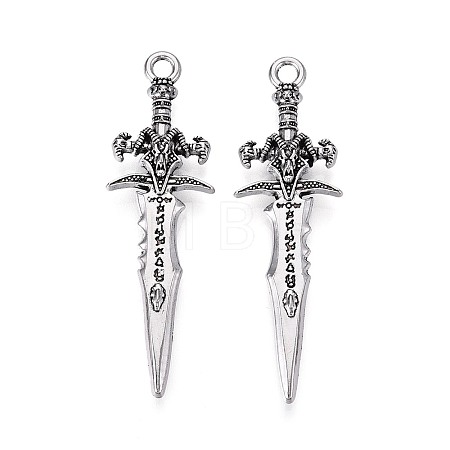 Tibetan Style Alloy Pendant X-FIND-A042-27P-1