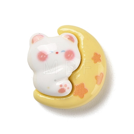 Opaque Resin Cabochons RESI-Z012-02D-1