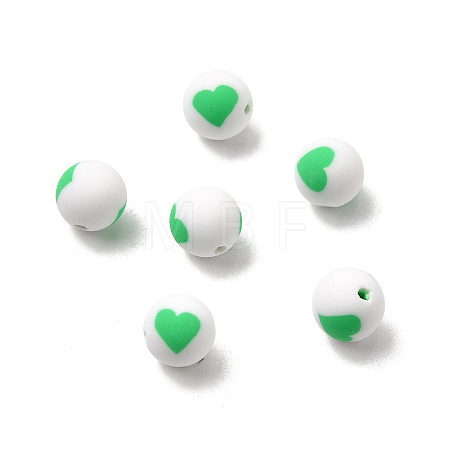 Handmade Polymer Clay Beads CLAY-I011-01B-09-1