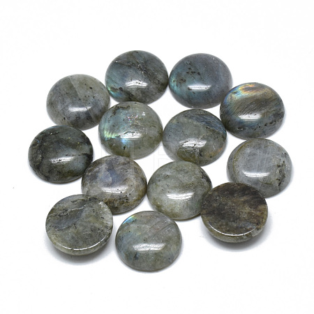 Natural Labradorite Cabochons G-T073-18-16mm-1