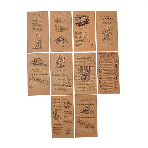 Scrapbook Kraft Paper Pad DIY-H129-B07-1