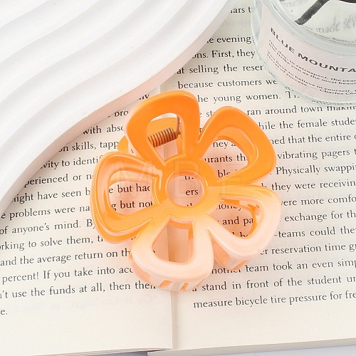 Gradient Hollow Flower Plastic Claw Hair Clips PW-WG87417-05-1