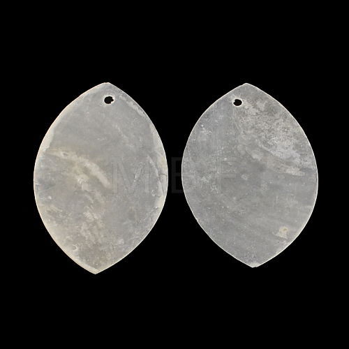 Horse Eye Capiz Shell Pendants SSHEL-R035-01-1