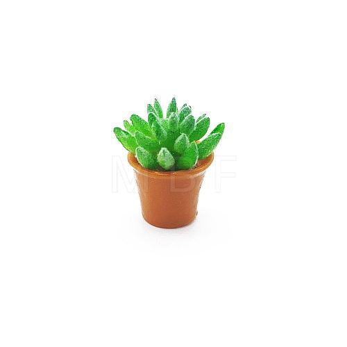 Mini Resin Artificial Succulent Plant Ornaments MIMO-PW0001-191M-1