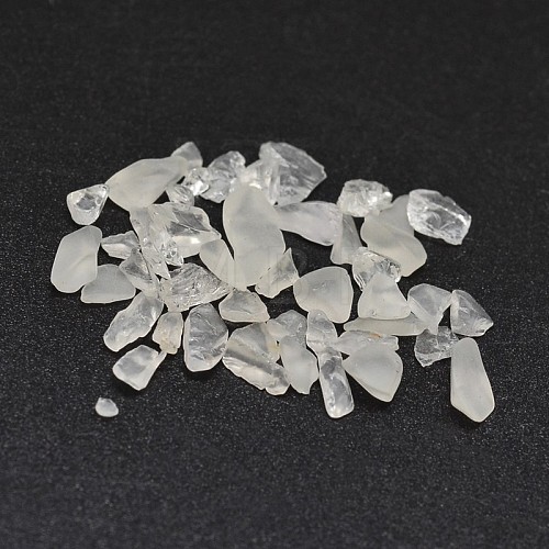 Natural Quartz Crystal Chips Beads X-G-O103-17-1