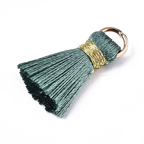 Handmade Polycotton(Polyester Cotton) Tassel Decorations FIND-R092-10-1