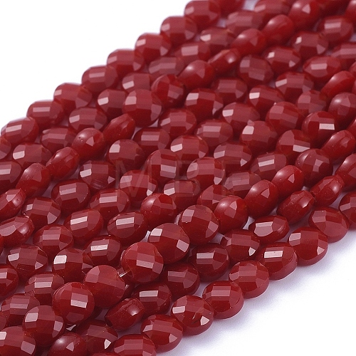 Glass Beads Strands EGLA-J149-B10-1