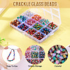 12 Colors Crackle Glass Beads CCG-TA0002-05B-5