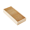 17 Grids Wooden Headband Display Box AJEW-WH0419-83-1