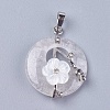 Natural Quartz Crystal Pendants G-F546-A21-2