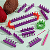 Plastic Knitting Loom DIY-WH0899-957-4