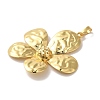 Rack Plating Brass Pendants KK-A229-23G-2